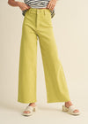 Drew Straight Wide Leg Denim- Lemon Squeeze ***FINAL SALE***-Hand In Pocket