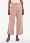 KUT Charlotte Crop Wide Leg Trousers- Blush-Hand In Pocket