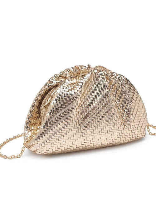 Serena Crossbody: Gold-Hand In Pocket