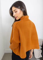 Aja Sweater- Classic Camel-Hand In Pocket