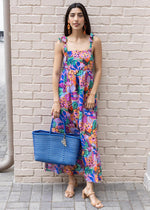 THML HIbiscus Maxi Dress-Hand In Pocket