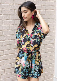 Elan Paradise Romper-Hand In Pocket