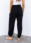 Bobi Smocked Pocket Pant-Black-Hand In Pocket