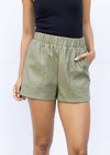 Steve Madden Faux The Record Short-***FINAL SALE***-Hand In Pocket