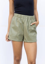 Steve Madden Faux The Record Short-***FINAL SALE***-Hand In Pocket