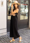 Bobi Square Neck Cami Wide Leg Jumpsuit ***FINAL SALE***-Hand In Pocket