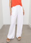 RD Style Sam Pull On Pants - White ***FINAL SALE***-Hand In Pocket