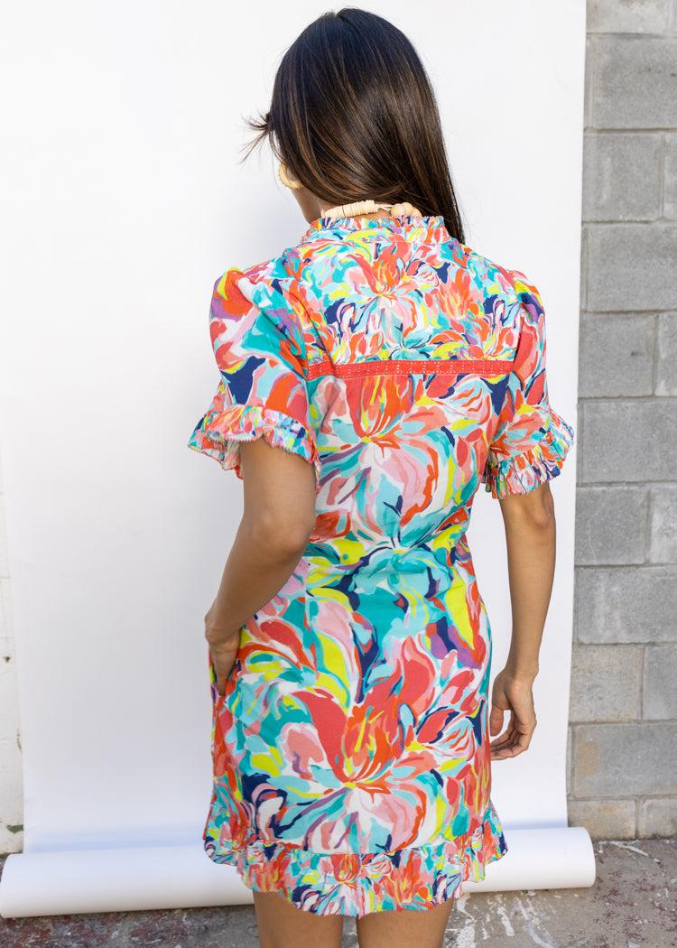 Allison Roxy Dress- Bold Floral ***FINAL SALE***-Hand In Pocket