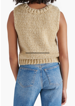 Steve Madden Eleny Sweater Vest- Dusty Taupe ***FINAL SALE***-Hand In Pocket