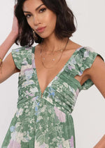 Heartloom Rami Dress- Grass-Hand In Pocket