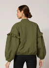 Cleobella Bobbi Reversible Jacket- Army Green-Hand In Pocket