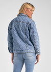 Phoenix Quilted Shirt Jacket - Blue Wash-Hand In Pocket