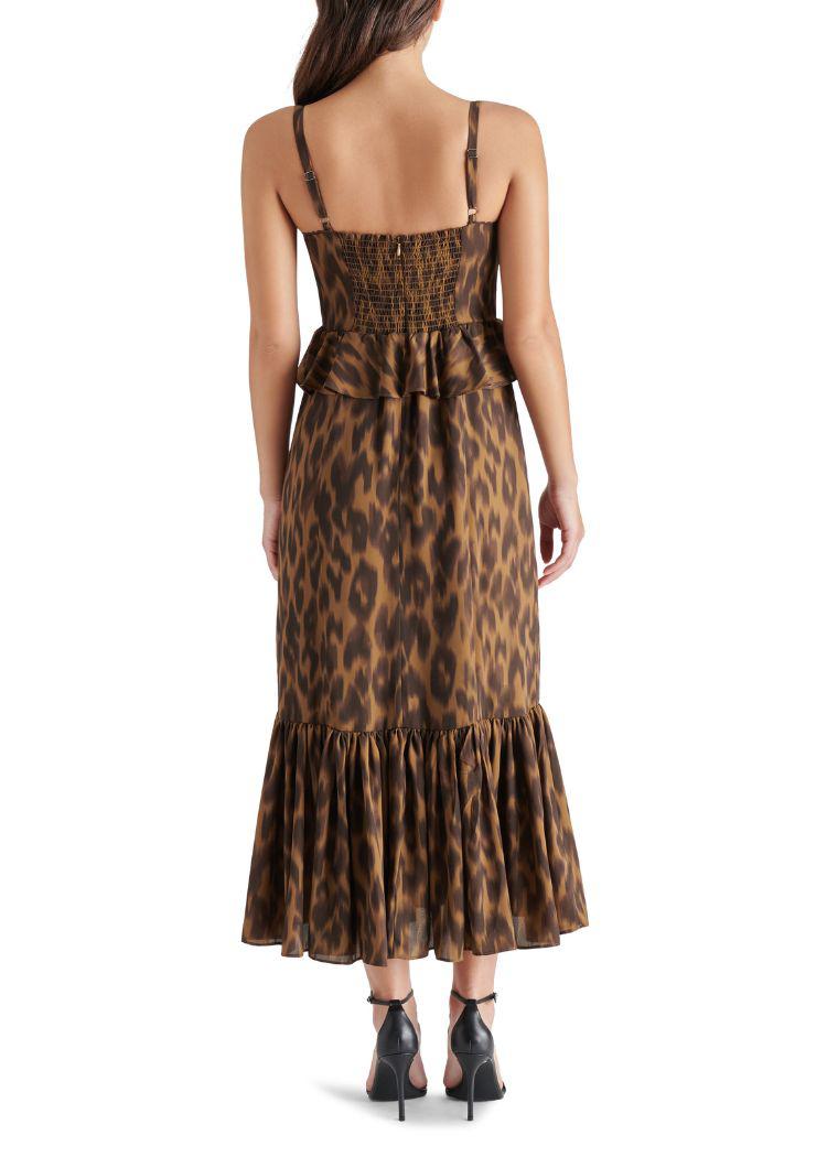 Steve Madden Eve Dress- Toffee-Hand In Pocket