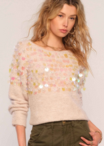 Heartloom Elliot Sweater- Ecru-Hand In Pocket