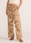 Minkpink Arden Drawstring Pants - Leopard-Hand In Pocket