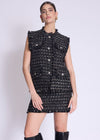 Berenice Vador Sleeveless Tweed Jacket-Hand In Pocket