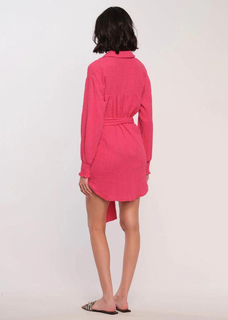 Heartloom Zeva Cover- Up- Fuchsia-Hand In Pocket