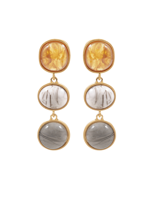 Ember Dome Shaped Earrings-Hand In Pocket