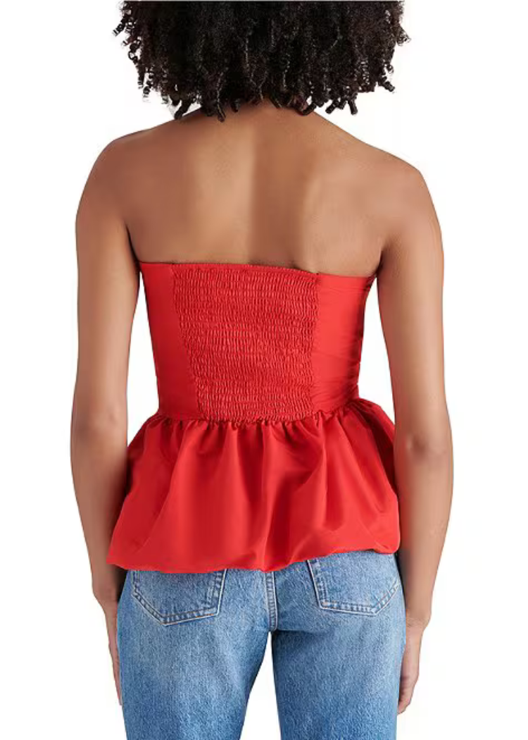 Steve Madden Amari Top- Red-Hand In Pocket