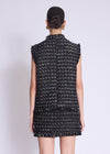 Berenice Vador Sleeveless Tweed Jacket-Hand In Pocket