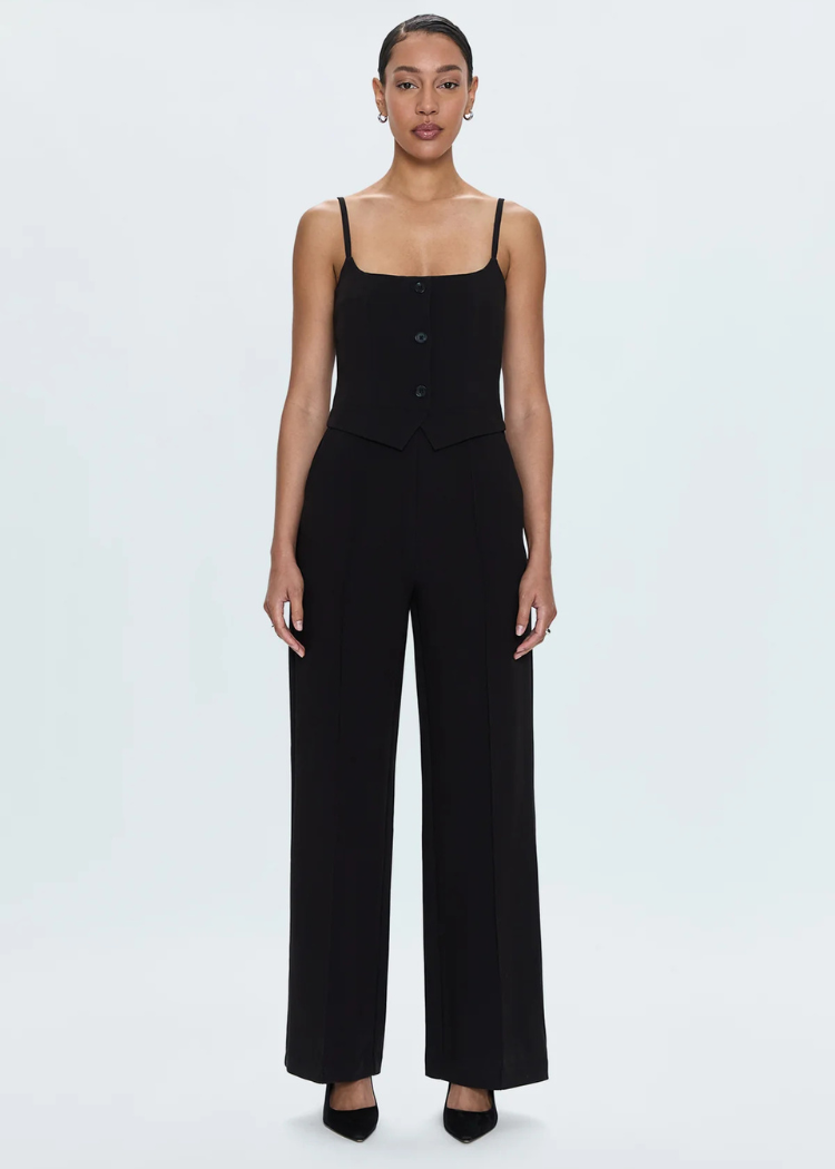 Pistola Marcia Jumpsuit- Black-Hand In Pocket