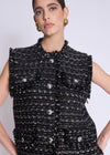 Berenice Vador Sleeveless Tweed Jacket-Hand In Pocket