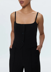 Pistola Marcia Jumpsuit- Black-Hand In Pocket