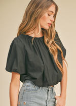 Lola Cropped Bubble Top ***FINAL SALE***-Hand In Pocket