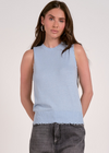 Elan Cassandra Tank- Light Blue-Hand In Pocket