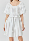 Eloise Pleated Puff Sleeve Dress ***FINAL SALE***-Hand In Pocket