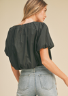 Lola Cropped Bubble Top ***FINAL SALE***-Hand In Pocket