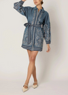 Cleobella Anouk Mini Dress - Cardamon Blue-Hand In Pocket