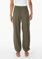 Bobi Smocked Pocket Pant-Troop-Hand In Pocket