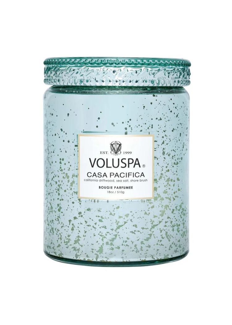 Voluspa 18 oz Large Jar Candle - Casa Pacifica-Hand In Pocket