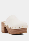 SHU Shop Gigi Clog- Bone-Hand In Pocket