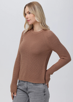 525 Jane Sweater- Cinnamon-Hand In Pocket