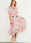 THML Sally Seashell Tiered Dress ***FINAL SALE***-Hand In Pocket