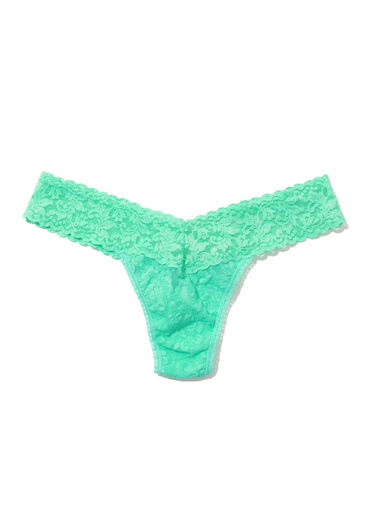 Hanky Panky Signature Lace Low Rise Thong - Tulum-Hand In Pocket