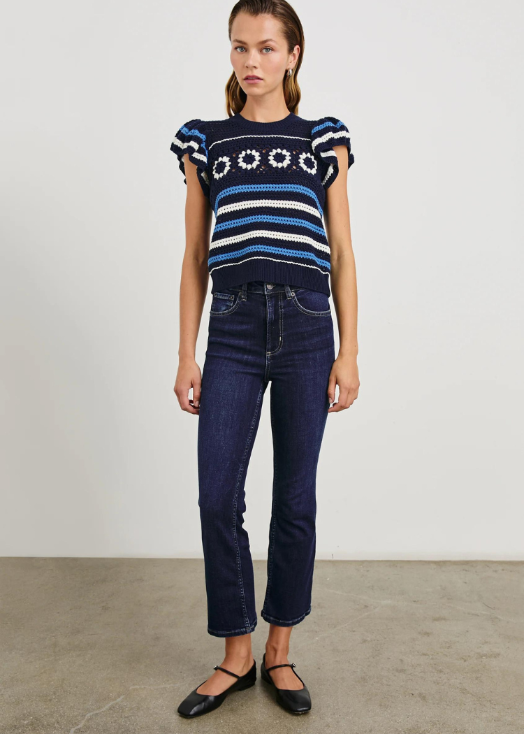 Rails Penelope Top - Navy Sky-Hand In Pocket