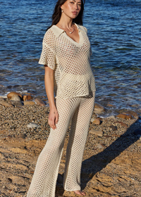 Minkpink Balmy Crochet Knit Top - Cream ***FINAL SALE***-Hand In Pocket