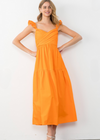 ***FINAL SALE*** THML Audrey Tiered Poplin Dress-Hand In Pocket