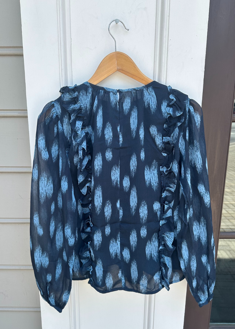 Vivian Printed Top-***FINAL SALE***-Hand In Pocket