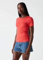 Michael Stars Rico Rib Tee-Spritz ***FINAL SALE***-Hand In Pocket