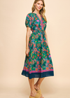 Khiara Floral Midi Dress ***FINAL SALE***-Hand In Pocket