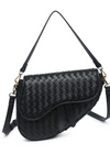 Scout Woven Crossbody- Black-Hand In Pocket