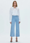 Pistola Penny Crop- Frost Blue-Hand In Pocket