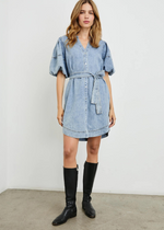 Rails Kingsley Dress- Indigo-Hand In Pocket