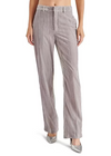 Steve Madden Mercer Crushed Velvet Pant - Silver ***FINAL SALE***-Hand In Pocket