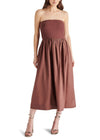 Steve Madden Lilad Dress- Warm Stone-Hand In Pocket