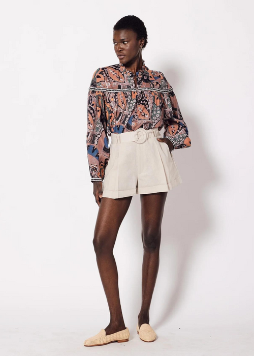 Cleobella Karla Blouse - Mirage Print-Hand In Pocket